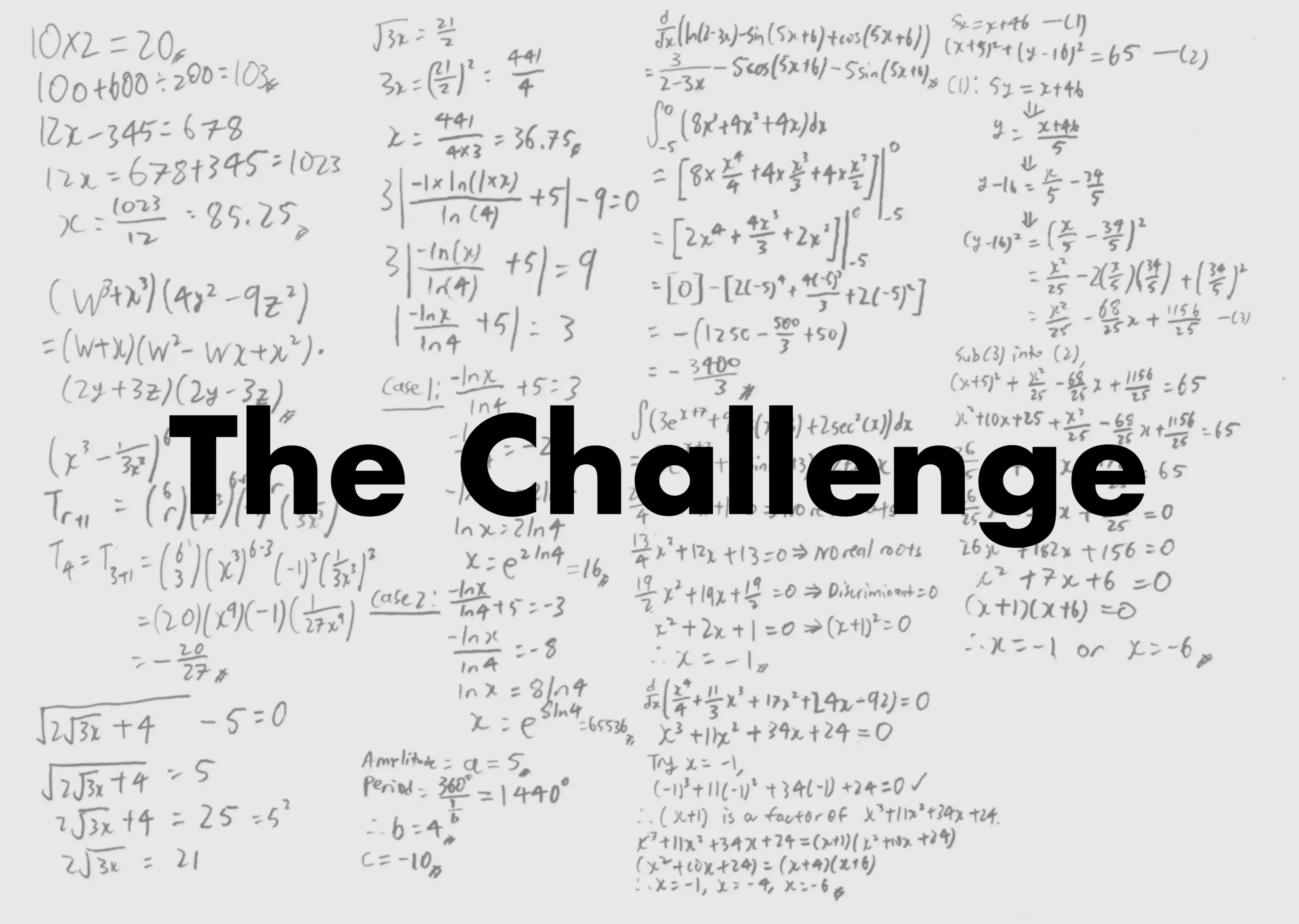 The Challenge Banner